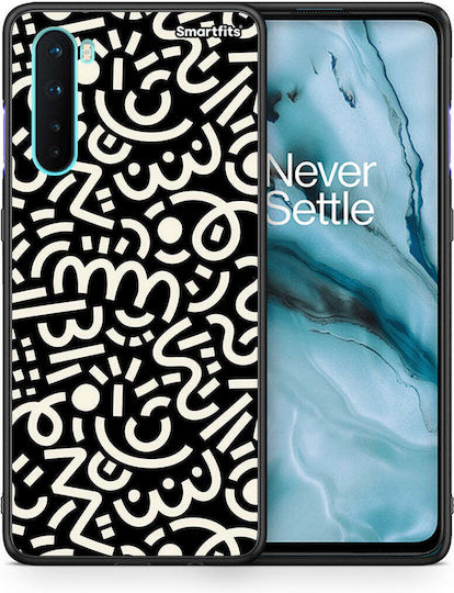 Smartfits Doodle Art Back Cover Μαύρο (OnePlus Nord)