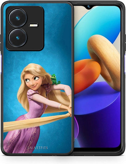 Smartfits Tangled 2 Back Cover Albastru (Vivo Y22)