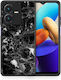 Smartfits Marble Male Back Cover Negru (Vivo Y22)