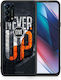 Smartfits Never Give Up Back Cover Negru (Oppo Find X3 Lite) 7633366941851_43308598558875