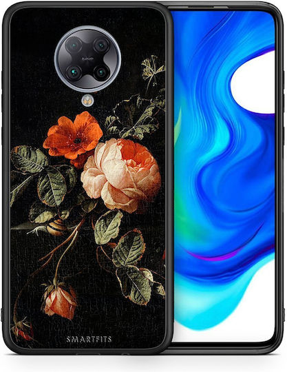 Smartfits Vintage Roses Back Cover Μαύρο (Poco F2 Pro)