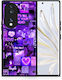 Smartfits Collage Stay Wild Back Cover Μωβ (Honor 70)