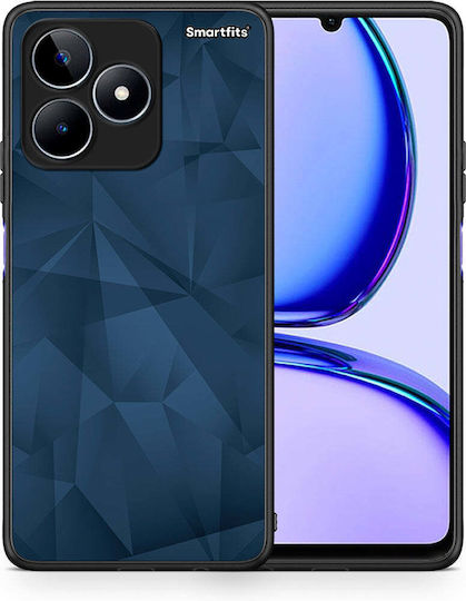 Smartfits Geometric Blue Abstract Back Cover Μπλε (Realme C53)