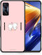 Smartfits Valentine Love Umschlag Rückseite Rosa (Poco F4 GT 5G)