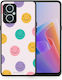 Smartfits Smiley Faces Back Cover Πολύχρωμο (Oppo Reno7 Lite)