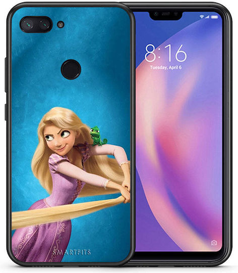 Smartfits Tangled 2 Back Cover Albastru (Xiaomi Mi 8 Lite)