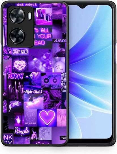 Smartfits Collage Stay Wild Back Cover Violet (Oppo A57 4G) 7631994060955_43305396175003