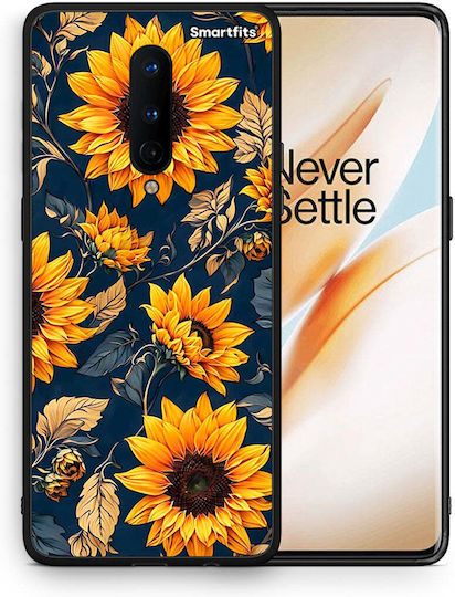 Smartfits Autumn Sunflowers Back Cover Μπλε (OnePlus 8)