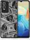 Smartfits Money Dollars Back Cover Γκρι (Vivo Y76 5G / Y76s / Y74s)
