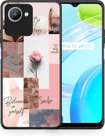 Smartfits Aesthetic Collage Back Cover Ροζ (Realme C30)