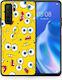 Smartfits Popart Sponge Back Cover Galben (Huawei P40 Lite 5G) 8428743688531_46697157165395
