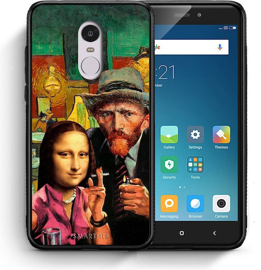 Smartfits Funny Art Back Cover Πολύχρωμο (Redmi Note 4)