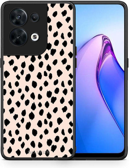Smartfits Polka Dots Back Cover Beige (Oppo Reno8)