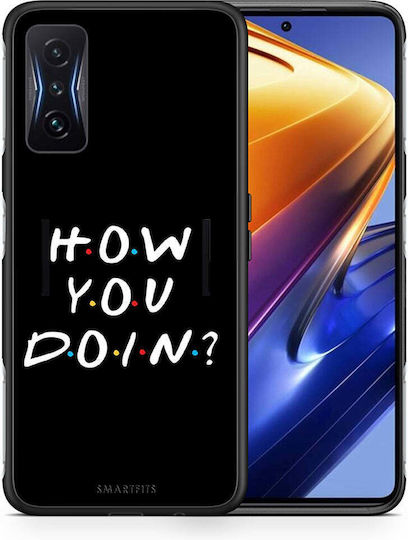 Smartfits How You Doin Umschlag Rückseite Schwarz (Poco F4 GT 5G)