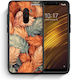Smartfits Autumn Leaves Back Cover Portocaliu (Pocophone F1)