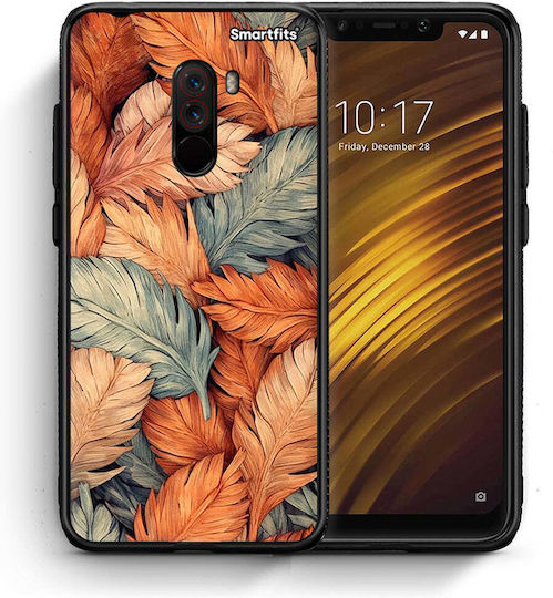 Smartfits Autumn Leaves Back Cover Portocaliu (Pocophone F1)