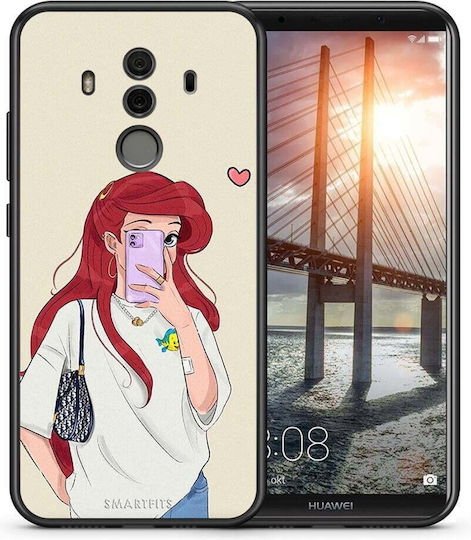 Smartfits Walking Mermaid Back Cover Alb (Huawei Mate 10 Pro) 8469457371475_46831878832467