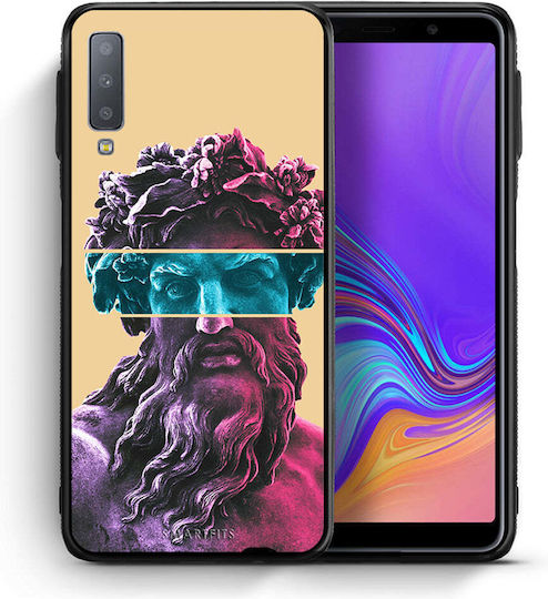 Smartfits Zeus Art Back Cover Purple (Galaxy A7 2018)