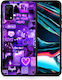 Smartfits Collage Stay Wild Back Cover Μωβ (Realme 7 Pro)
