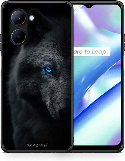 Smartfits Dark Wolf Back Cover Negru (Realme C33)