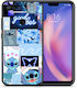 Smartfits Collage Good Vibes Back Cover Μπλε (Xiaomi Mi 8 Lite)