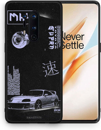 Smartfits Tokyo Drift Umschlag Rückseite Schwarz (OnePlus 8 ProRealme 8/8 Pro)