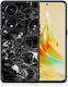 Smartfits Marble Male Back Cover Negru (Oppo Reno8T 5G, A1 Pro)