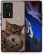 Smartfits Cats In Love Umschlag Rückseite Beige (Poco F5 Pro) 8559118647635_47176361640275