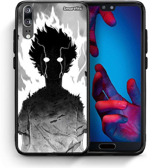 Smartfits Anime Boy Umschlag Rückseite Schwarz (Huawei P20)