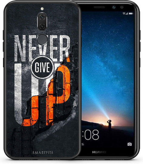 Smartfits Never Give Up Back Cover Μαύρο (Huawei Mate 10 Lite)
