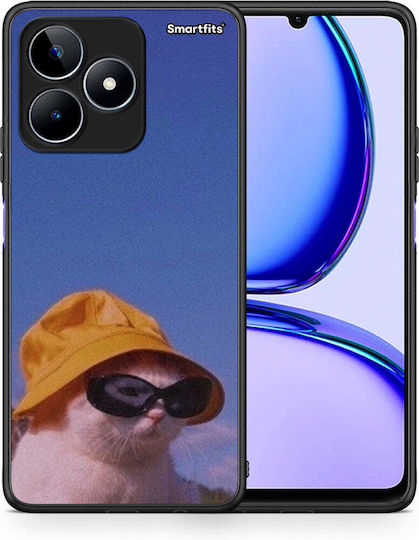 Smartfits Cat Diva Back Cover Μπλε (Realme C53)