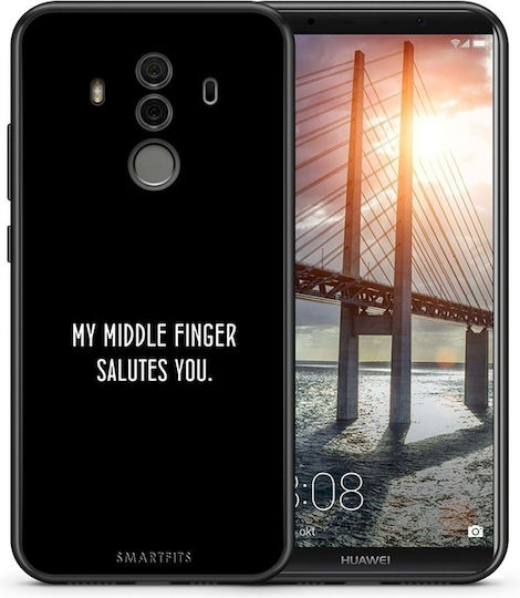 Smartfits Salute Задна корица Черен (Huawei Mate 10 Pro)