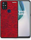 Smartfits Paisley Cashmere Umschlag Rückseite Rot (OnePlus Nord N10) A00_SM1-ON-NORDN10_PAISLEYCASHME