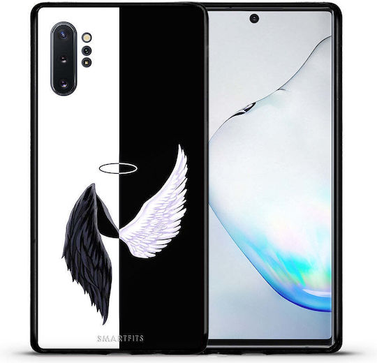 Smartfits Angels Demons Umschlag Rückseite Schwarz (Galaxy Note 10+) A00_SM1-SA-NOT10PLUS_ANGELSDEMON