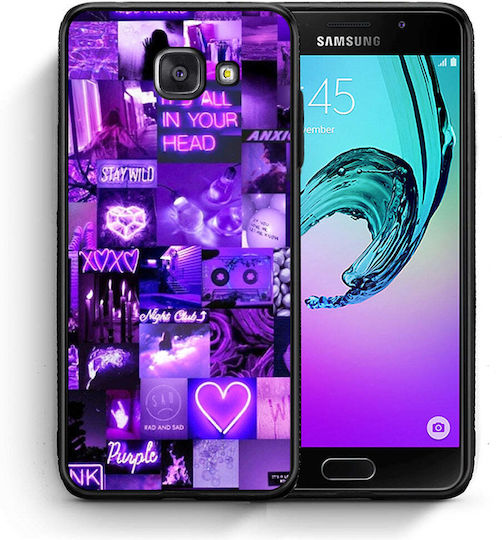 Smartfits Collage Stay Wild Back Cover Violet (Galaxy A5 2017) 7631995043995_43305401876635