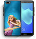 Smartfits Tangled 2 Back Cover Albastru (Huawei Y5 2018 / Honor 7S)
