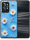 Smartfits Real Daisies Umschlag Rückseite Hellblau (Realme GT2 Pro)