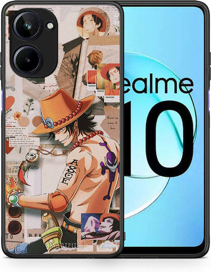 Smartfits Anime Collage Umschlag Rückseite Orange (Realme 10) 8427768545619_46689008386387