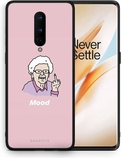 Smartfits Popart Mood Back Cover Λιλά (OnePlus 8)