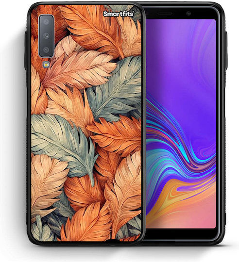 Smartfits Autumn Leaves Задна корица Оранжев (Galaxy A7 2018)