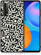 Smartfits Doodle Art Back Cover Μαύρο (Huawei P Smart 2021)