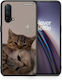 Smartfits Cats In Love Задна корица Бежов (OnePlus Nord CE)