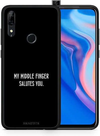 Smartfits Salute Umschlag Rückseite Schwarz (Huawei P Smart Z)