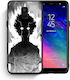 Smartfits Anime Boy Umschlag Rückseite Schwarz (Galaxy A6 2018)