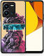 Smartfits Zeus Art Back Cover Violet (Vivo Y22S / Y35)