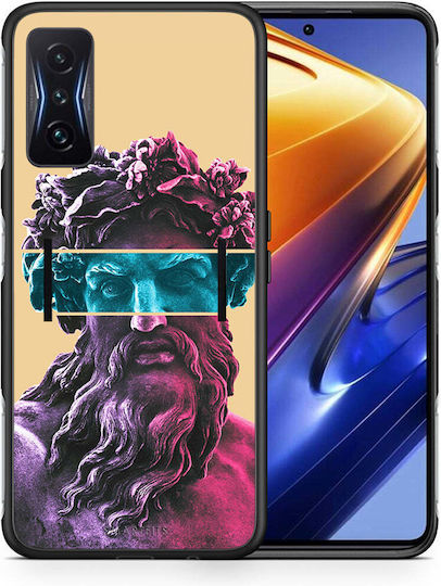 Smartfits Zeus Art Back Cover Purple (Poco F4 GT 5G)