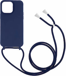 Green On Back Cover Navy Μπλε (iPhone 15 Pro Max)