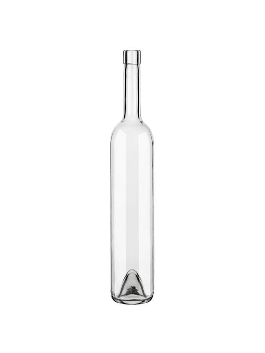 Stabplast Μπουκάλι Νερού Γυάλινο με Βιδωτό Καπάκι Διάφανο 750ml