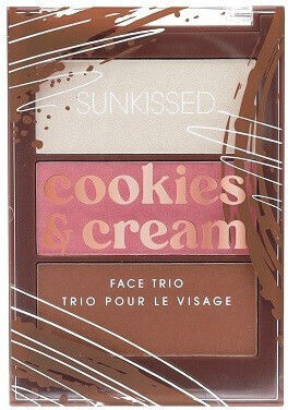 Sunkissed Cream Face Trio Παλέτα Cookies & Cream 11.1gr