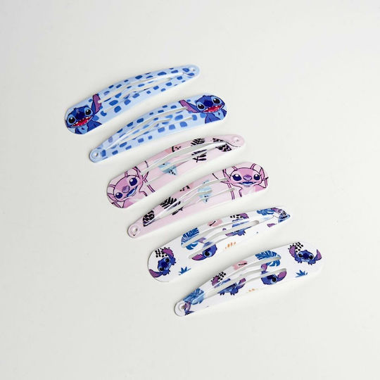 Disney 6pcs Multicolour Hair Pin Lilo Stitch V1